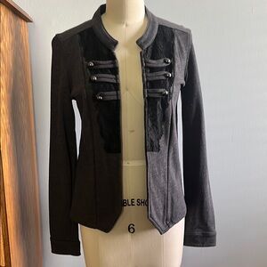 Maurices Black Tailored Military Blazer